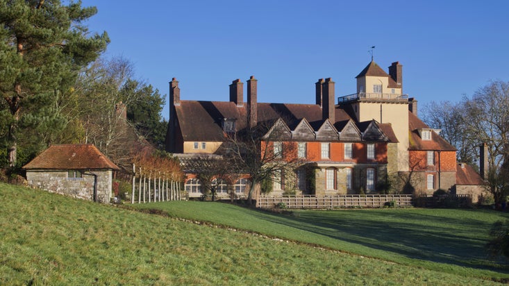 A Winter Scene at Standen